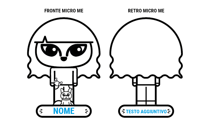 Crea Micro Me da una foto - Ciondolo Smart NFC