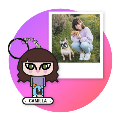 Crea Micro Me da una foto - Portachiavi Smart NFC